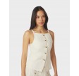 Kylie structure waistcoat - Off white