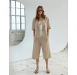 Nadine SS Blazer - Biscuit