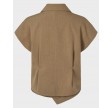 Solveig vest - Dark Sand