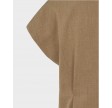 Solveig vest - Dark Sand