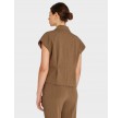 Solveig vest - Dark Sand