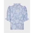 Manet Jacquard Blouse - Light Blue