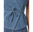 Samara denim waistcoat - Blue