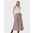 Jiho anya pleat skirt - Brown