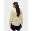 Summer poplin regular shirt - Licorice citronella