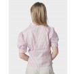 Frannie Structure Stripe Shirt - Light Pink