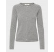 Cashmere Cardigan - Light Grey Melange