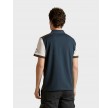 Polo manica corta - Navy/tricolor