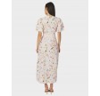 Clarine Flower Dress - Off White