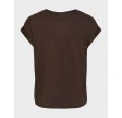 Viellette Satin Top - Coffee Bean