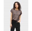 Viellette Satin Top - Falcon