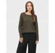 Viril O-Neck L/S Knit - Forest Night