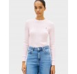 Cable fine GG sweater - Light pink