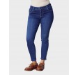 Lido Zip Jeans - Basic denim wash