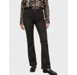 Flare coated pant - Dark brown