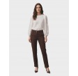 Chino pants long - Dark brown