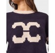 Row Coco Logo Knit - Navy