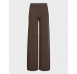 Merino knit pants - Brown