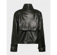 Avic Leather Jacket - Black