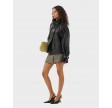 Avic Leather Jacket - Black