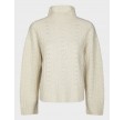 Anda Cable Knit Blouse - Ivory