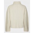 Anda Cable Knit Blouse - Ivory