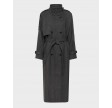 Avic Long HB Coat - Black/Grey