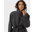 Avic Long HB Coat - Black/Grey