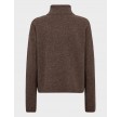 Merino knit rollneck - Brown