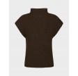 Jona knit top - Brown melange
