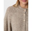 Benuta Fluffy Knit Cardigan - Beige Melange