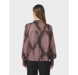 Massima Paisley Drop Blouse - Brown/Evening Rose