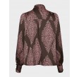 Massima Paisley Drop Blouse - Brown/Evening Rose