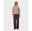 Row braid string knit - Mink