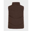 Vilavender short vest - Coffee bean