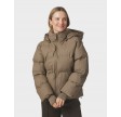 Fox C Puffer Jakke - Dark Taupe