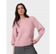Row Puff Knit - Rosebloom