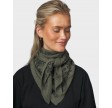 Lolana Paisley Knit Scarf - Army