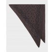 Lolana Paisley Knit Scarf - Brown Melange