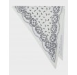 Lolana Paisley Knit Scarf - Off White
