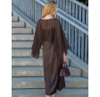 Flow Dress - Dark Brown
