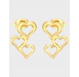 Yia Heart Earrings – 18K Gold Plated