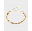 Velin Two-tone Bracelet - 18K Gold Plated and Stainless Steel