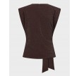 Esti Pleat Top - Bison