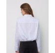 Riven Schoulder Shirt - White