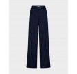 Gabie Pin Wide Pant - Navy