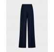 Gabie Pin Wide Pant - Navy