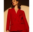 Comfy Eloise Blazer - Deep Red