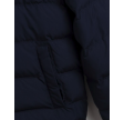 Lock-up stripe puffer jacket, blue