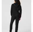 Women's Cotton Blend Zip Hoodie - Black